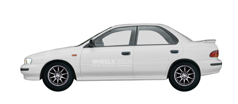 Wheel Racing Wheels H-158 for Subaru Impreza I Sedan