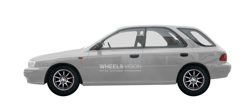 Wheel Racing Wheels H-158 for Subaru Impreza I Universal 5 dv.