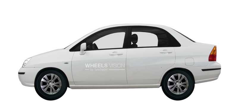 Wheel Racing Wheels H-364 for Suzuki Liana I Restayling Sedan