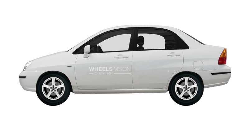 Wheel Borbet F for Suzuki Liana I Restayling Sedan