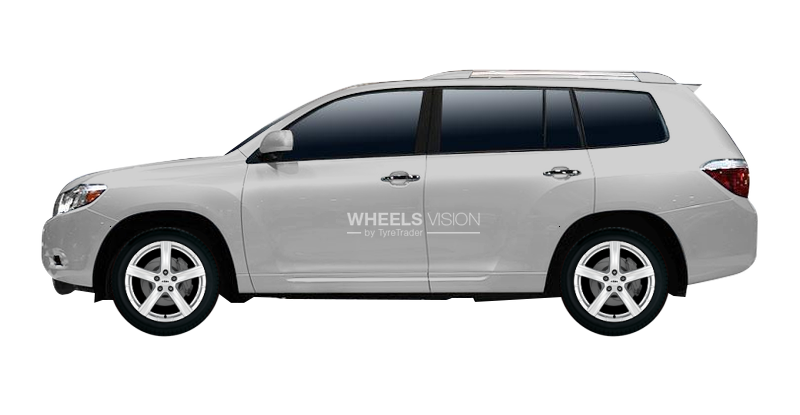 Wheel Rial Quinto for Toyota Highlander II (U40) Restayling