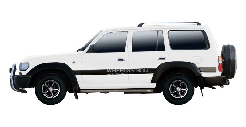 Wheel Racing Wheels H-409 for Toyota Land Cruiser 80 Series Restayling