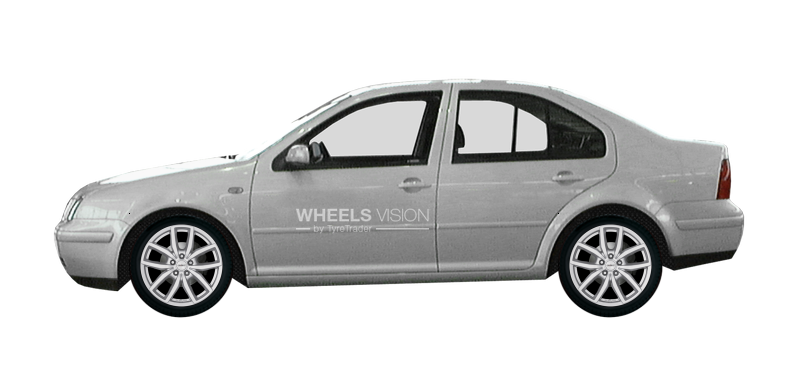 Диск Dezent TE на Volkswagen Bora Седан