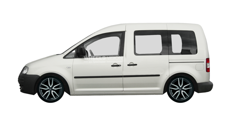 Wheel Rial Torino for Volkswagen Caddy III Restayling