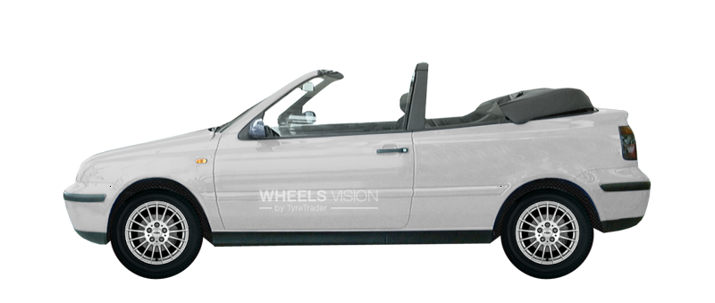 Wheel Rial Zamora for Volkswagen Golf III Kabriolet