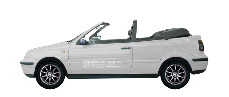 Диск Racing Wheels H-158 на Volkswagen Golf III Кабриолет