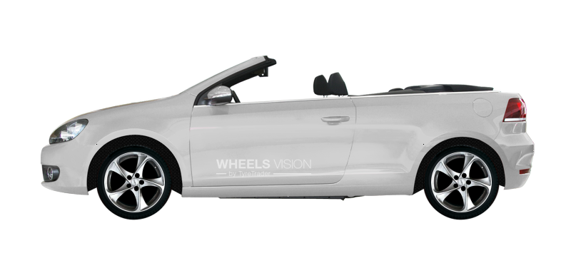 Wheel Rial Catania for Volkswagen Golf VI Kabriolet