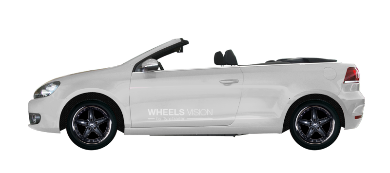 Диск Racing Wheels H-303 на Volkswagen Golf VI Кабриолет