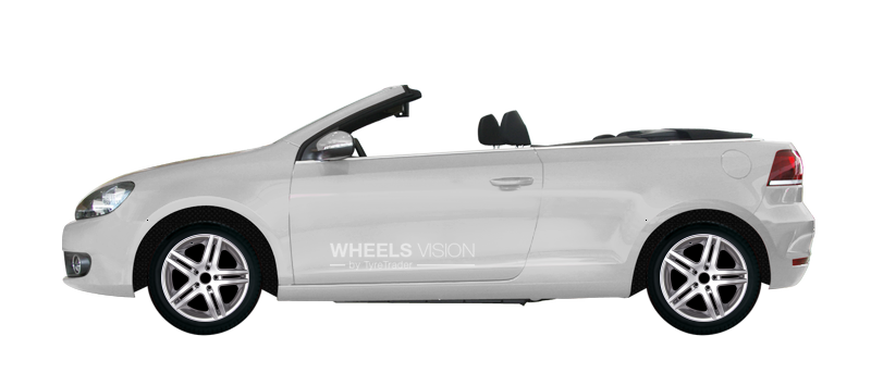 Wheel Racing Wheels H-214 for Volkswagen Golf VI Kabriolet