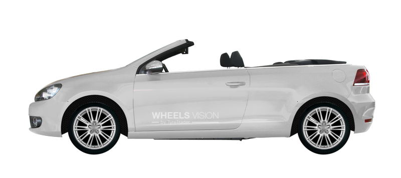 Диск Wheelworld WH18 на Volkswagen Golf VI Кабриолет