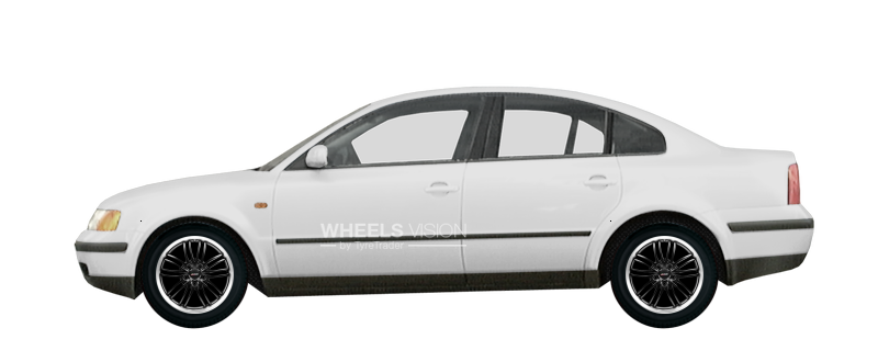 Wheel Alutec Black Sun for Volkswagen Passat B5 Restayling Sedan