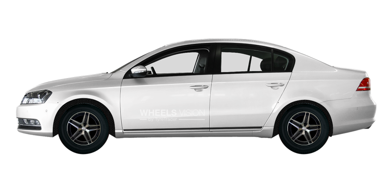 Wheel Racing Wheels H-414 for Volkswagen Passat B7 Sedan