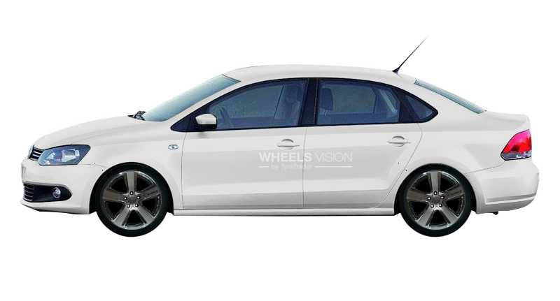 Wheel Carre 711 for Volkswagen Polo V Sedan