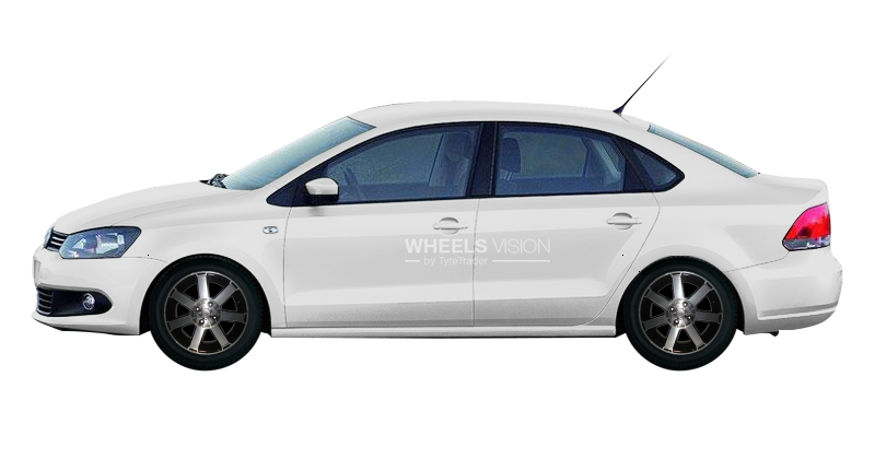 Wheel Carre 875 for Volkswagen Polo V Sedan