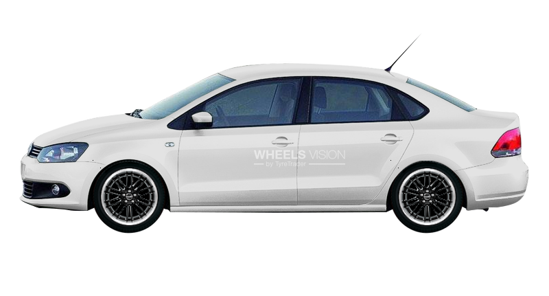 Диск Borbet CW2 на Volkswagen Polo V Седан