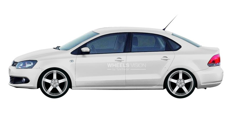 Wheel Avus Falcon II for Volkswagen Polo V Sedan