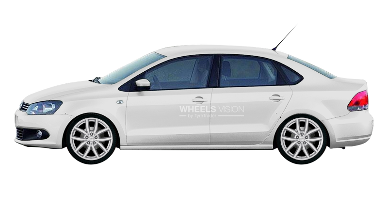 Диск Dezent TE на Volkswagen Polo V Седан