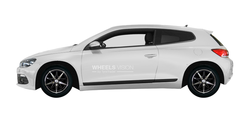 Диск Racing Wheels H-410 на Volkswagen Scirocco III Рестайлинг
