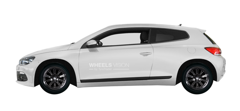 Диск Racing Wheels H-380 на Volkswagen Scirocco III Рестайлинг