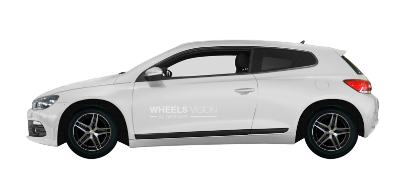 Диск Racing Wheels H-414 на Volkswagen Scirocco III Рестайлинг
