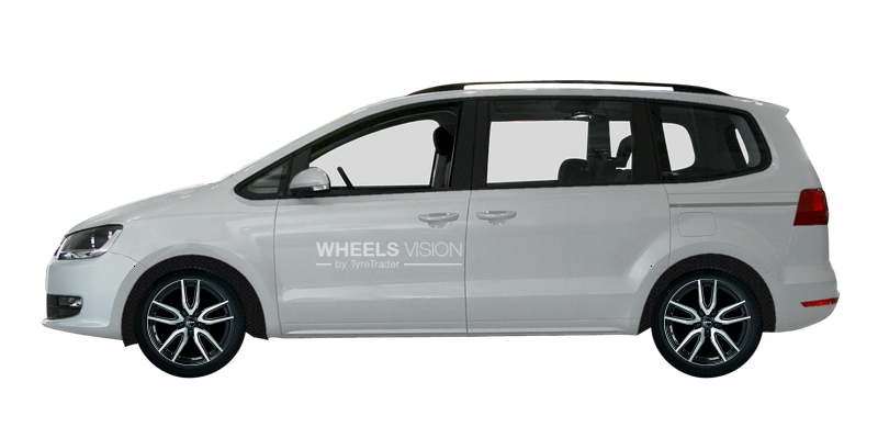 Wheel Rial Torino for Volkswagen Sharan II Restayling