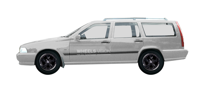 Wheel Racing Wheels H-302 for Volvo V70 I