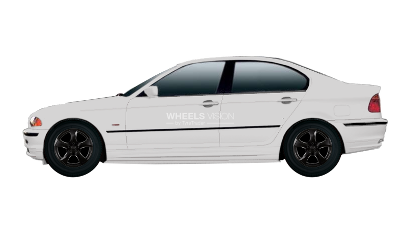 Диск Wheelworld WH22 на BMW 3er IV (E46) Рестайлинг Седан