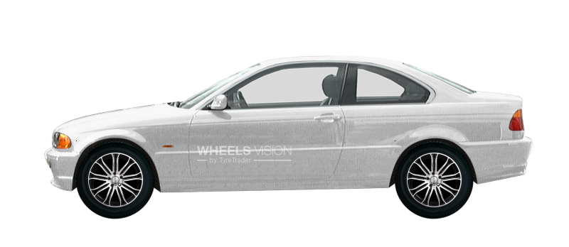 Диск Wheelworld WH23 на BMW 3er IV (E46) Рестайлинг Купе