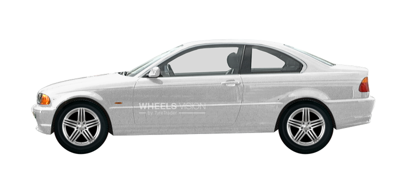 Диск Wheelworld WH12 на BMW 3er IV (E46) Рестайлинг Купе