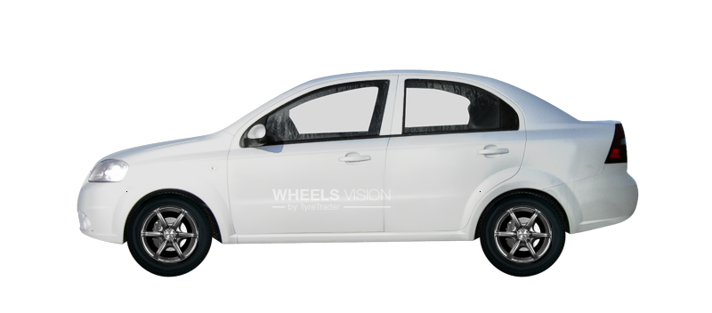 Wheel League 099 for Chevrolet Aveo I Restayling Sedan