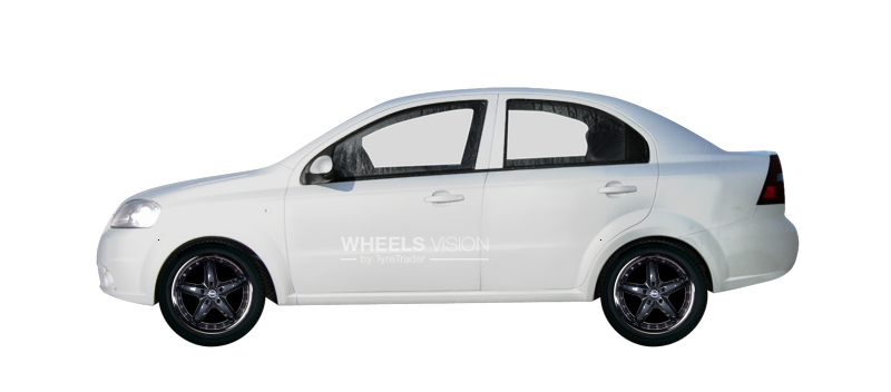 Wheel Racing Wheels H-303 for Chevrolet Aveo I Restayling Sedan
