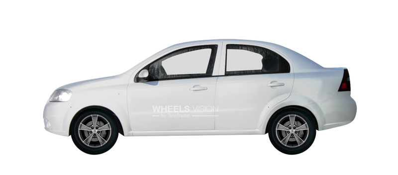 Wheel Rial Roma for Chevrolet Aveo I Restayling Sedan