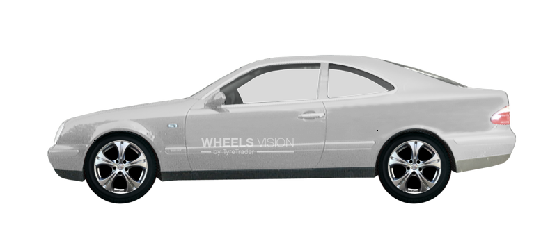 Wheel Arcasting Blade for Mercedes-Benz CLK-klasse I (W208) Restayling Kupe