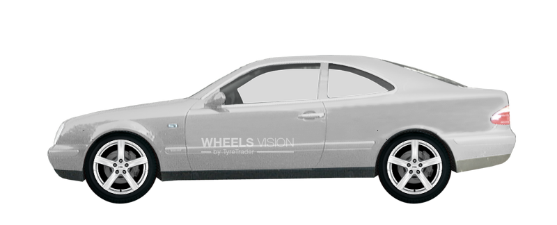 Wheel Rial Quinto for Mercedes-Benz CLK-klasse I (W208) Restayling Kupe