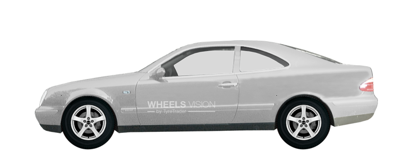 Wheel Borbet F for Mercedes-Benz CLK-klasse I (W208) Restayling Kupe