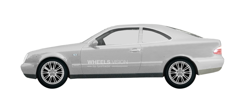 Диск Wheelworld WH18 на Mercedes-Benz CLK-klasse I (W208) Рестайлинг Купе