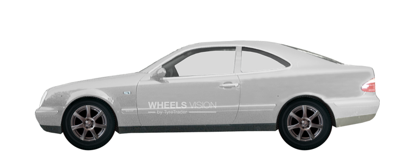 Wheel MSW 77 for Mercedes-Benz CLK-klasse I (W208) Restayling Kupe
