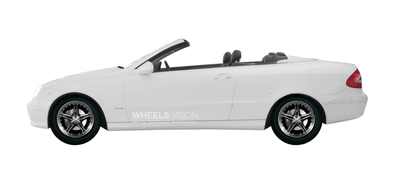 Wheel League 208 for Mercedes-Benz CLK-klasse II (W209) Restayling Kabriolet