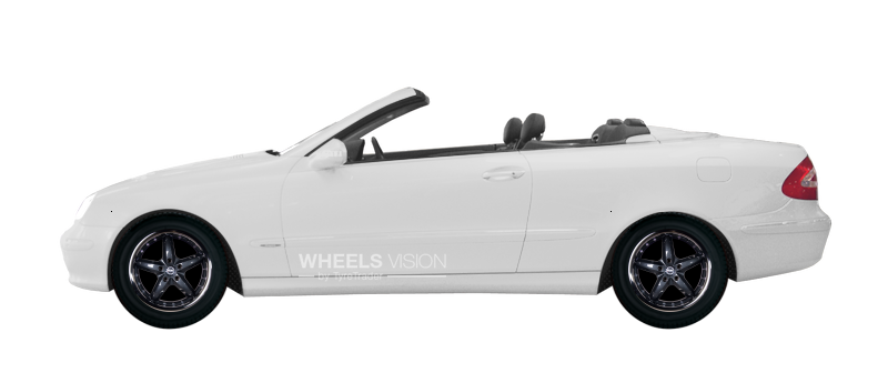 Диск Racing Wheels H-303 на Mercedes-Benz CLK-klasse II (W209) Рестайлинг Кабриолет