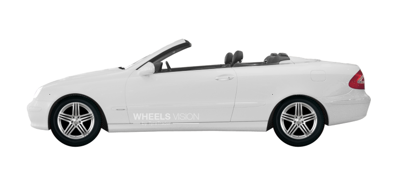 Диск Wheelworld WH12 на Mercedes-Benz CLK-klasse II (W209) Рестайлинг Кабриолет