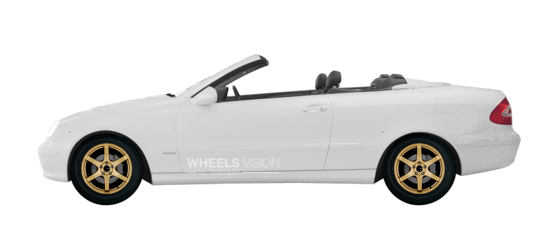 Wheel Enkei T6S for Mercedes-Benz CLK-klasse II (W209) Restayling Kabriolet