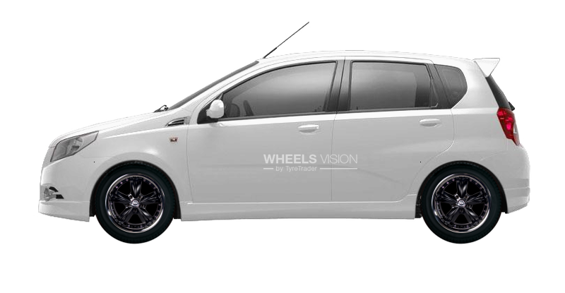 Wheel Racing Wheels H-302 for Chevrolet Aveo I Restayling Hetchbek 5 dv.