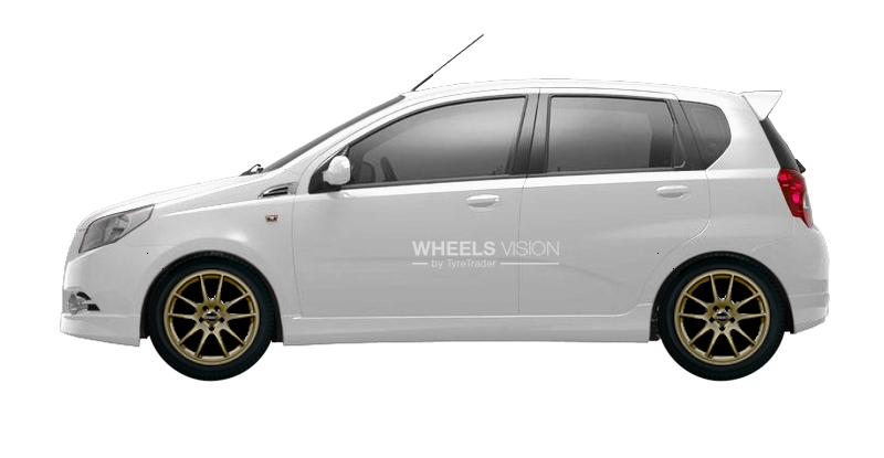 Wheel Borbet RS for Chevrolet Aveo I Restayling Hetchbek 5 dv.