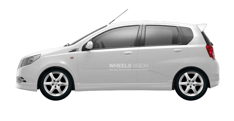Wheel Alutec Blizzard for Chevrolet Aveo I Restayling Hetchbek 5 dv.