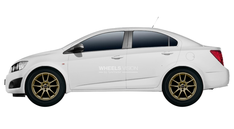 Wheel Borbet RS for Chevrolet Aveo II Sedan